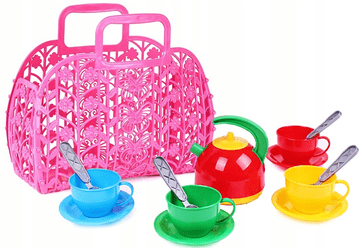 shumee ČAJNI SERVIS ZA 4 OSEBE V KOŠARICI 1608