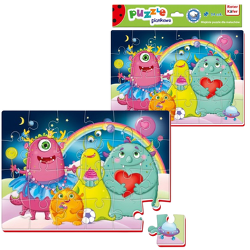 shumee Izobraževalna sestavljanka Roter Kątek: Ljubka bitja v formatu A4 - Ustvarjalna sestavljanka za otroke s certifikatom CE|EN 71