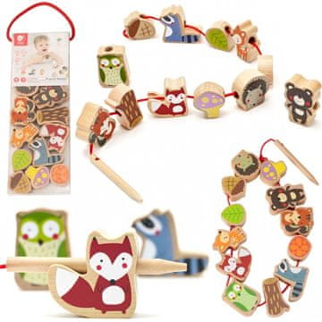 shumee Leseni bloki za navoje Classic World Woodland Animals