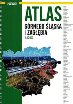 shumee Šlezijsko vojvodstvo. Zgornja Šlezija in Zagłębie. Cestni atlas