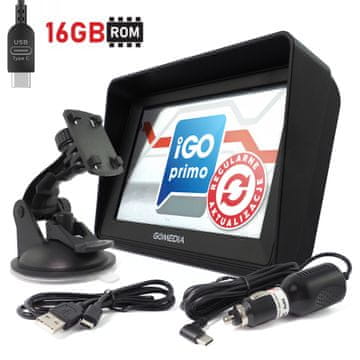 shumee GPS navigacija GOMEDIA 5010 5" Maps of Europe iGO Primo PL 16GB Cover