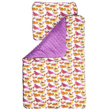 shumee Vijolični set za voziček fazan