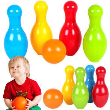 shumee KOMPLET KROG ZA KEGLANJE, KOMPLET 4 SVETLEČIH KEGLJEV, DRUŽINSKA IGRA 4708