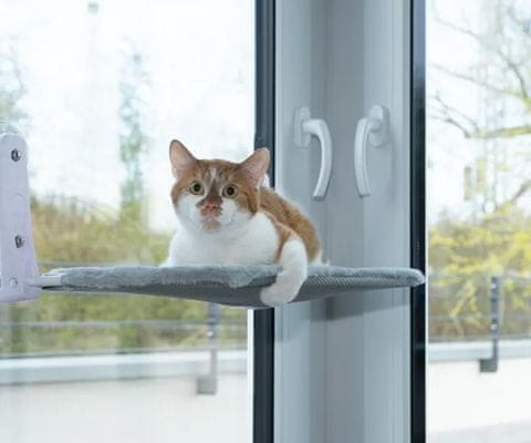 Kovinsko ogrodje viseče mreže za mačke