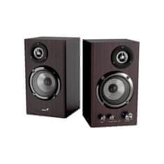 Genius SP-HF1812BT 50 W Bluetooth 2.0 računalniški zvočniki z temnim lesenim ohišjem 3,5 jack (31730055401)