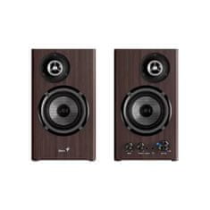 Genius SP-HF1812BT 50 W Bluetooth 2.0 računalniški zvočniki z temnim lesenim ohišjem 3,5 jack (31730055401)