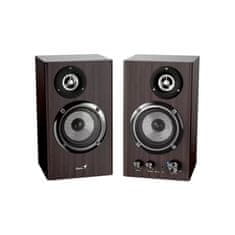 Genius SP-HF1812BT 50 W Bluetooth 2.0 računalniški zvočniki z temnim lesenim ohišjem 3,5 jack (31730055401)