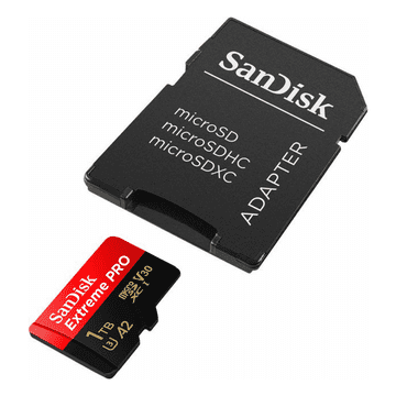 SanDisk 1TB Extreme PRO microSDXC UHS-I spominska kartica z adapterjem