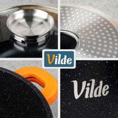 Vilde VISOK GRANITNI LONEC 9,7 L 28 CM S POKROVOM Z AROMATIZATORJEM TERRUNA 199111
