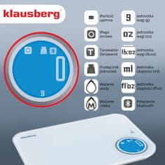 KLAUSBERG ELEKTRONSKA KUHINJSKA TEHTNICA 5 kg KLAUSBERG KB-7938 Bluetooth
