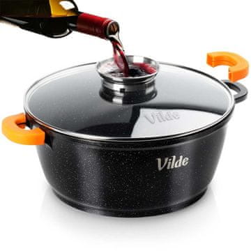 Vilde GRANITNI LONEC 5,8 L 28 CM S POKROVOM Z AROMATIZATORJEM TERRUNA 199106