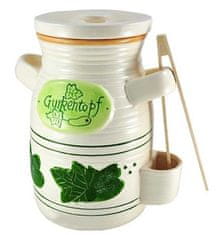 Alpenburg KERAMIČNI KOZAREC ZA KUMARICE 2L + JEZIK