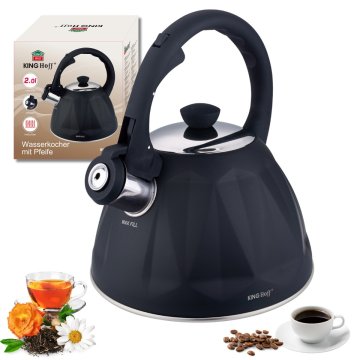 KINGHoff GRELNIK VODE 2L S PIJAČKO KINGHOFF KH-1997 MAT ČRN