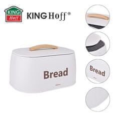 KINGHoff JEKLENA POSODA ZA KRUH KINGHOFF KH-1947 BELA