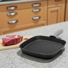 BRUNBESTE LITOGELEZNA PONVA ZA ŽAR 24 CM S SILIKONSKIM POKROVOM 2668