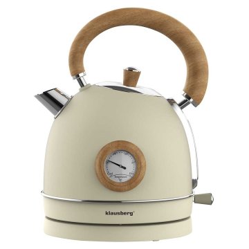 KLAUSBERG ELEKTRIČNI GRELNIK VODE 1,8 L S TERMOMETROM KLAUSBERG KB-7906 RETRO