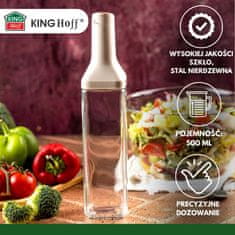 KINGHoff STEKLENICA 500 ml Z IZLIVALNIKOM ZA KIS IN OLIVNO OLJE KINGHOFF KH-2004