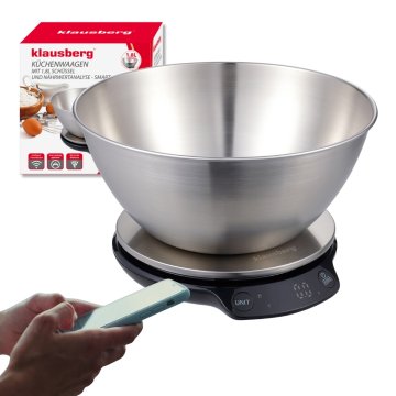 KLAUSBERG ELEKTRONSKA KUHINJSKA TEHTNICA 5 kg/1,8 l KLAUSBERG KB-7939 Bluetooth