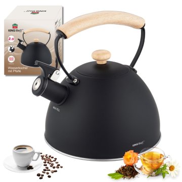 KINGHoff GRELNIK VODE 2,5 L S PIJAČKO KINGHOFF KH-1999 MAT ČRN