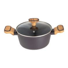 Bergner BERGNER BG-56036 VEČPLASTENI LONEC NA OGLJE 20 cm S POKROVOM