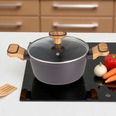 Bergner BERGNER BG-56036 VEČPLASTENI LONEC NA OGLJE 20 cm S POKROVOM