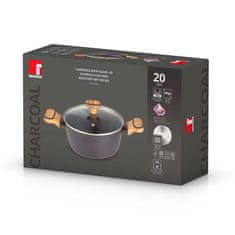 Bergner BERGNER BG-56036 VEČPLASTENI LONEC NA OGLJE 20 cm S POKROVOM