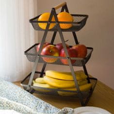 BRUNBESTE KROŽNIK S KOŠARO S SADJEM NA VEČVRSTIH 3434