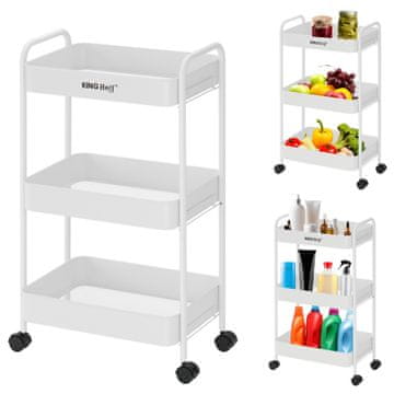 KINGHoff VEČFUNKCIONALNA MOBILNA POLICA KINGHOFF KH-1942 BARCELONA