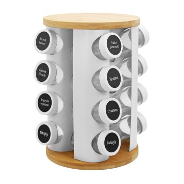 BRUNBESTE Vrtljivo stojalo za začimbe 16 posod 2863