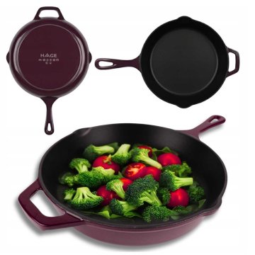 shumee Emajlirana litoželezna ponev 26 cm HAGE Jajčevci