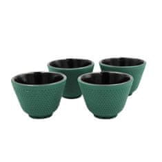 shumee VRČ IZ LITOŽELEZA, ZELEN, 1,4 L, S FILTERJEM IN SKODELICI, DARILNO