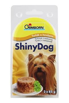 Shiny Dog Gimborn ShinyDog konzerva tuna in govedina 2x85g