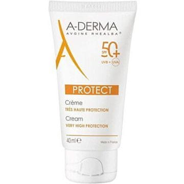 A-Derma Zaščitna krema za suho kožo SPF 50+ Protect (krema za sončenje brez vonja) 40 ml
