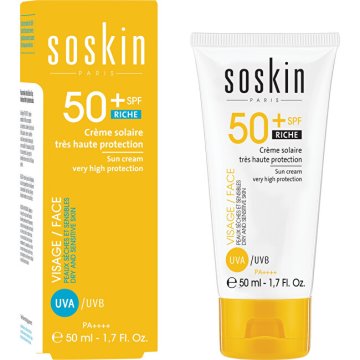 SOSKIN Paris Zaščitna krema za suho in občutljivo kožo SPF 50+ (Sun Care) 50 ml