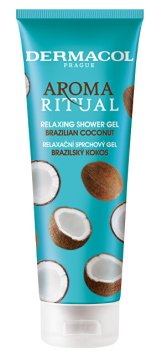 Dermacol Sprostitveni gel za prhanje Brazilski kokos Aroma Ritual (Sprostitveni gel za prhanje) 250 ml
