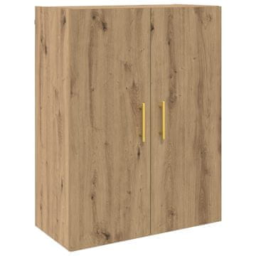 Vidaxl Omarica na steni Umetni hrast 69,5 x 34 x 90 cm Konstruiran les