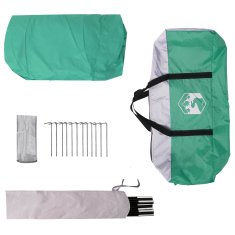 Vidaxl Bazenski šotor dome Modra 538 x 440 x 204 cm