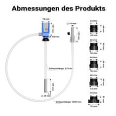 Wiltec 12V prenosna baterijska samosesalna črpalka za gorivo 12 L/min