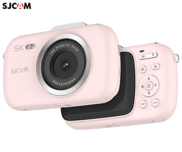 SJCAM ZV100 digitalni fotoaparat, 5K Ultra HD+, 80MP, mikrofon, zvočnik, roza - odprta embalaža