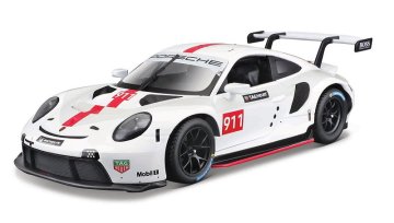 BBurago - RACE, Porsche 911 RSR, bela, 1:24
