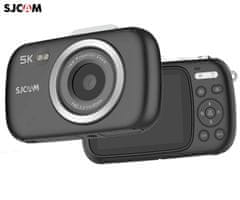 SJCAM ZV100 digitalni fotoaparat, 5K Ultra HD+, 80MP, mikrofon, zvočnik, črni