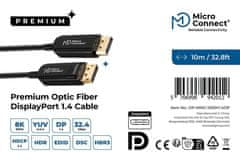 MicroConnect Kabel DisplayPort 1.4, 8K@60Hz, 10m Optični