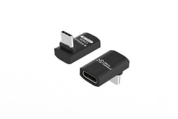 MicroConnect Adapter USB4 Gen 3x2 USB-C, 40Gbps, 240W Premium, Horizontalno 90°