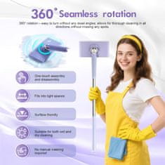 Netscroll Pripomoček za čiščenje z 360 stopinj glavo za tla, okna in pohištvo, RapidMop