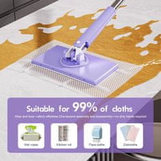 Netscroll Pripomoček za čiščenje z 360 stopinj glavo za tla, okna in pohištvo, RapidMop