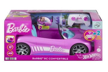 Hot Wheels RC Barbie roza kabriolet