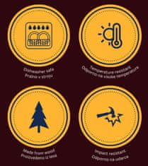 Di Solle Sollewood čajna žlička / 13cm / 6kos