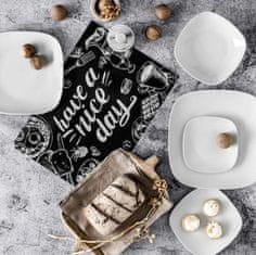 Güral Porselen Mimoza globoki krožnik / 21cm / 12 kos