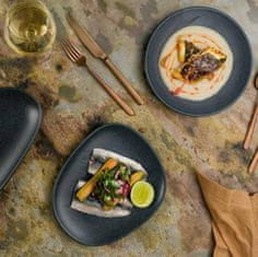 Bonna Graphite globoki krožnik Gourmet / 23cm / 1070ml / 6kos