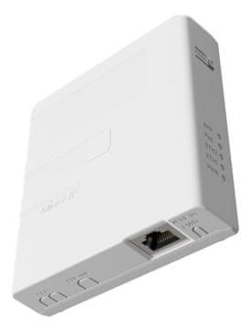 Mikrotik GPEN21 Gigabitni injektor PoE, 2x Gbit LAN, vrata SFP, stenska namestitev